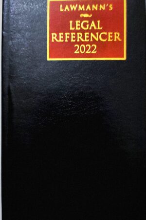 LAWMANN's LEGAL REFERENCER cum DIARY 2022 (Lawyer's POCKET/MINI Diary for the New Year 2022 with legal informations like Ad valorem Fee etc. / Very cute one to BUY/GIFT) (1 Page for 1 Date)