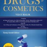 Eastern Book Company Law relating to Drugs and Cosmetics by Vijay Malik – 27th Edition 2022