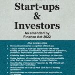Taxmann Taxation of Start-ups & Investors – 5th Edition April 2022