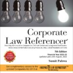 Oakbridge Corporate Law Referencer (Set of 2 Volumes) – by Sumit Pahwa – 7th Edition August 2021.