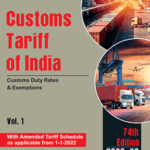 Centax Customs Tariff of India 2022-23 by RK Jain – 74th Edition February 2022