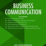 Taxmann’s Cracker – Business Communication (CS Executive Entrance Test) (New Syllabus) by Ritika Godhwani for Dec 2021 Exams – 1st Edition August 2021