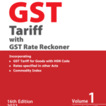 Taxmann GST Tariff with GST Rate Reckoner (Set of 2 Volumes) – 16th Edition February 2022